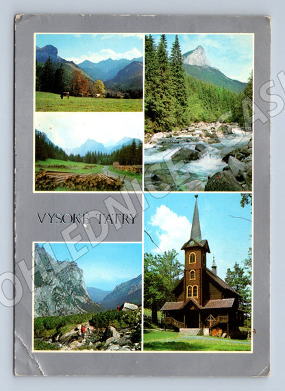 Pohlednice Vysoké Tatry Příroda - Dřevěný kostelík (M11090)