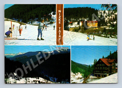Pohlednice Nízké Tatry – Čertovica, zimní scenérie (M11095)