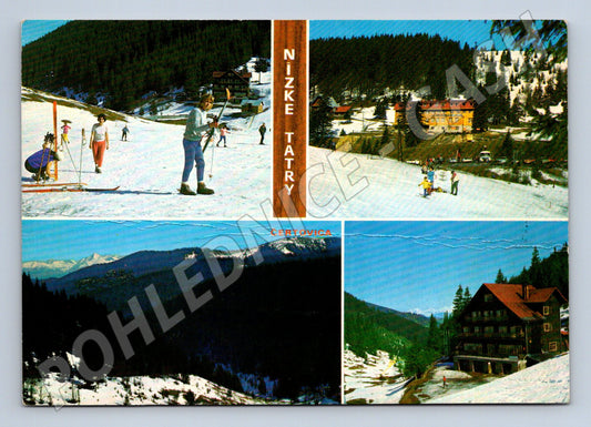 Pohlednice Nízké Tatry – Čertovica, zimní scenérie (M11095)