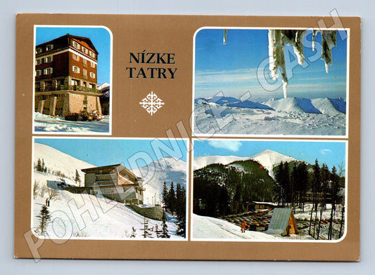 Pohlednice Nízké Tatry – horské hotely (M11099)