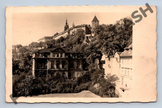 Pohlednice Praha Hradčany 1956 dobová známka (M111)