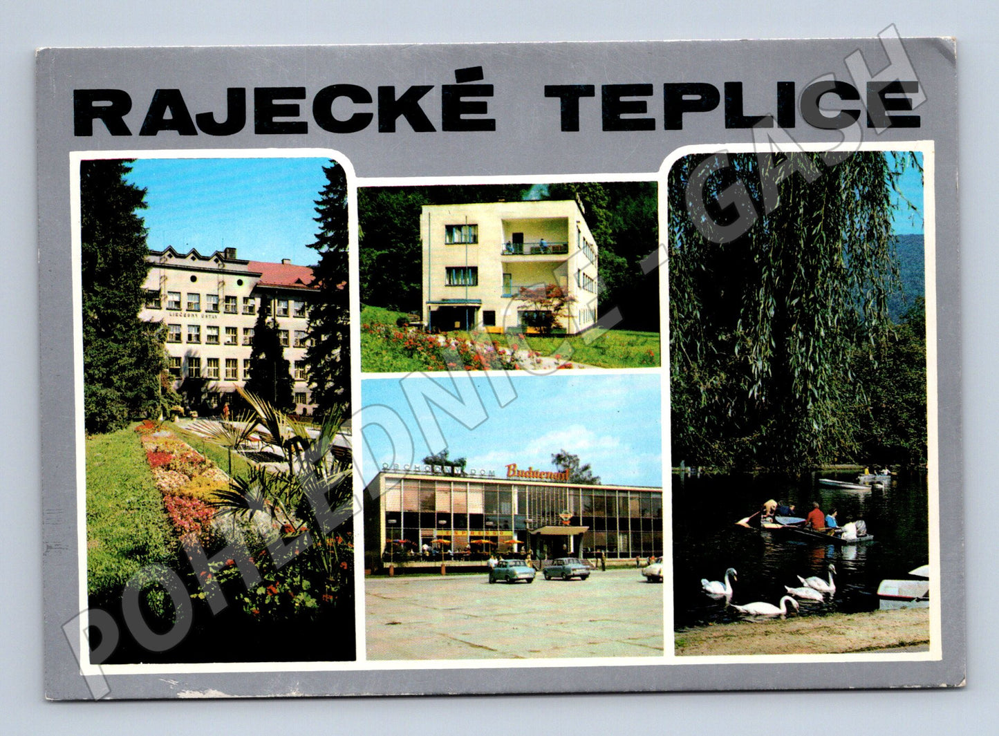 Pohlednice Rajecké Teplice – slovenské lázně (M11105)
