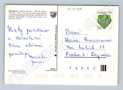 Pohlednice Michalovce Slovensko barevná (M11108)