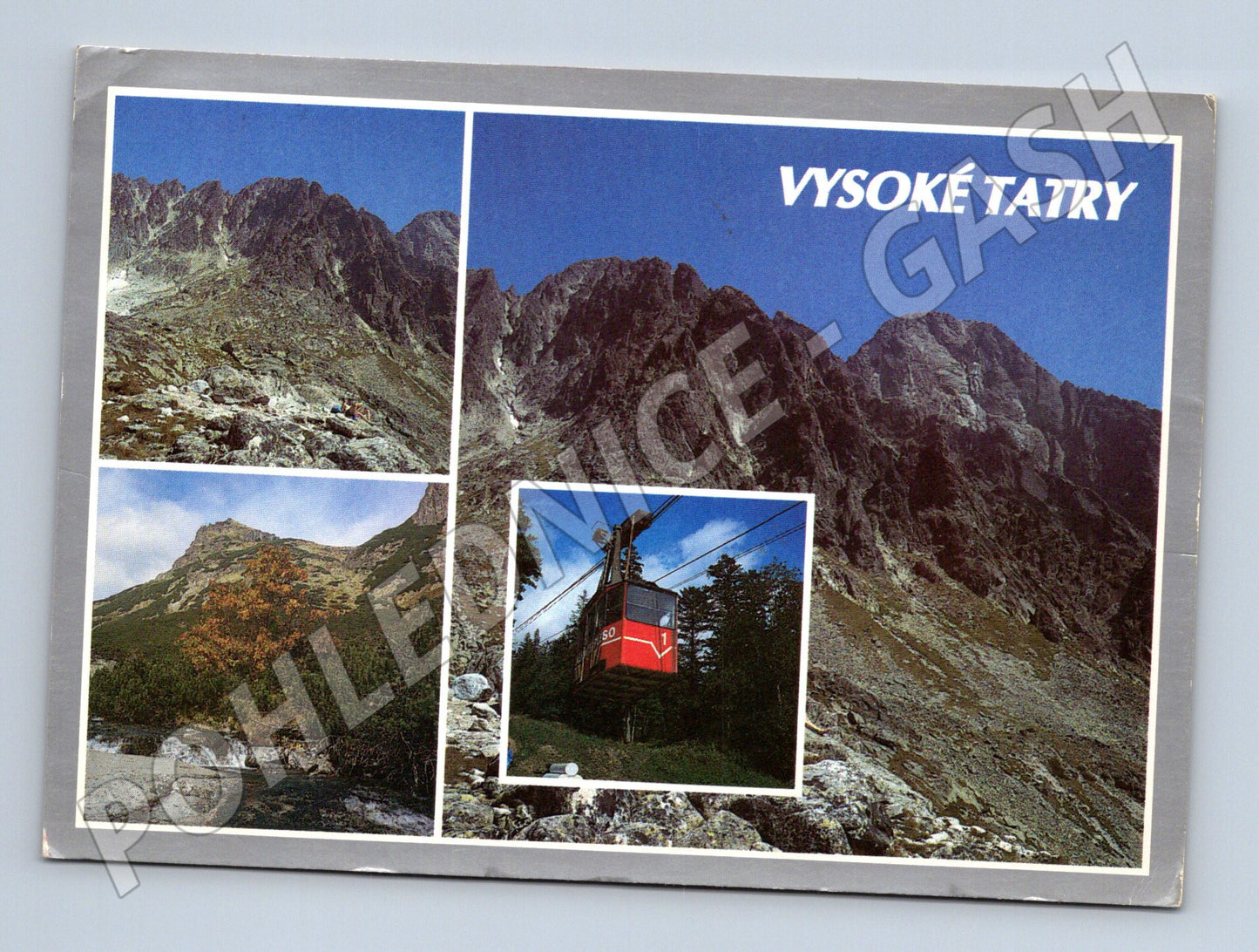 Pohlednice Vysoké Tatry - lanovka, odeslaná, 90. léta (M11115)