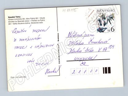 Pohlednice Vysoké Tatry - lanovka, odeslaná, 90. léta (M11115)