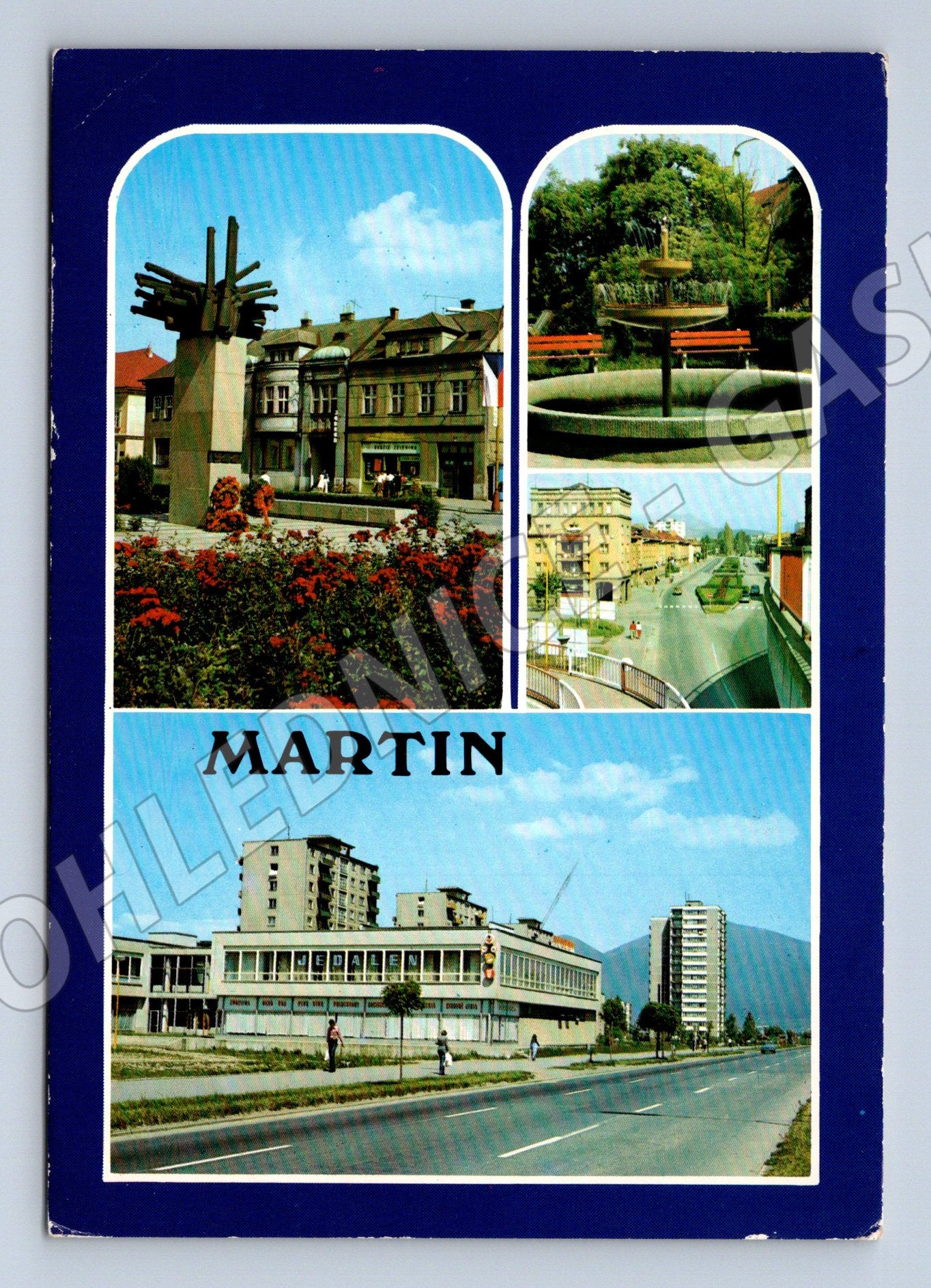 Pohlednice Martin, Slovensko – více motivů (M11119)
