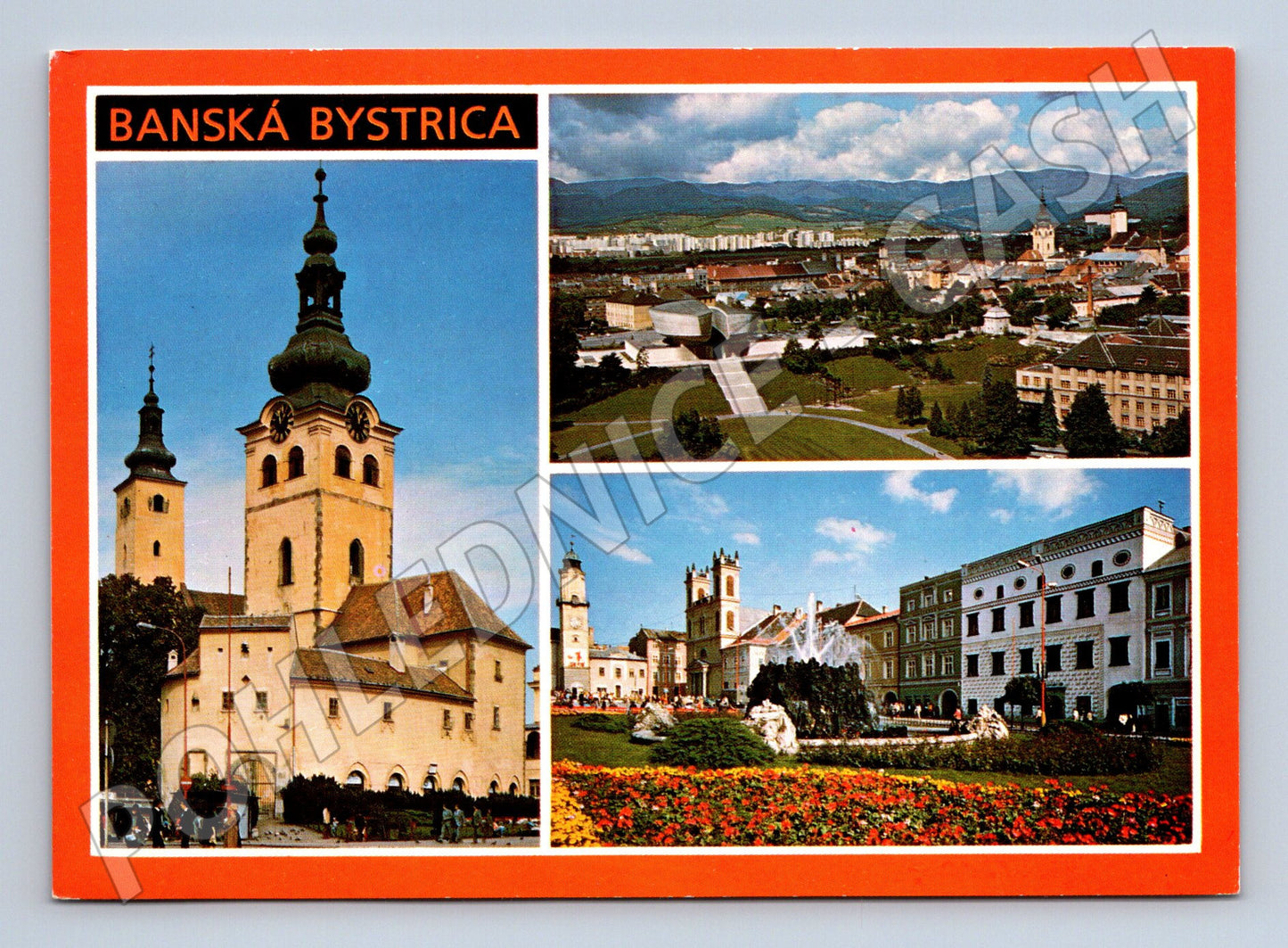 Pohlednice Banská Bystrica – koláž památek (M11122)