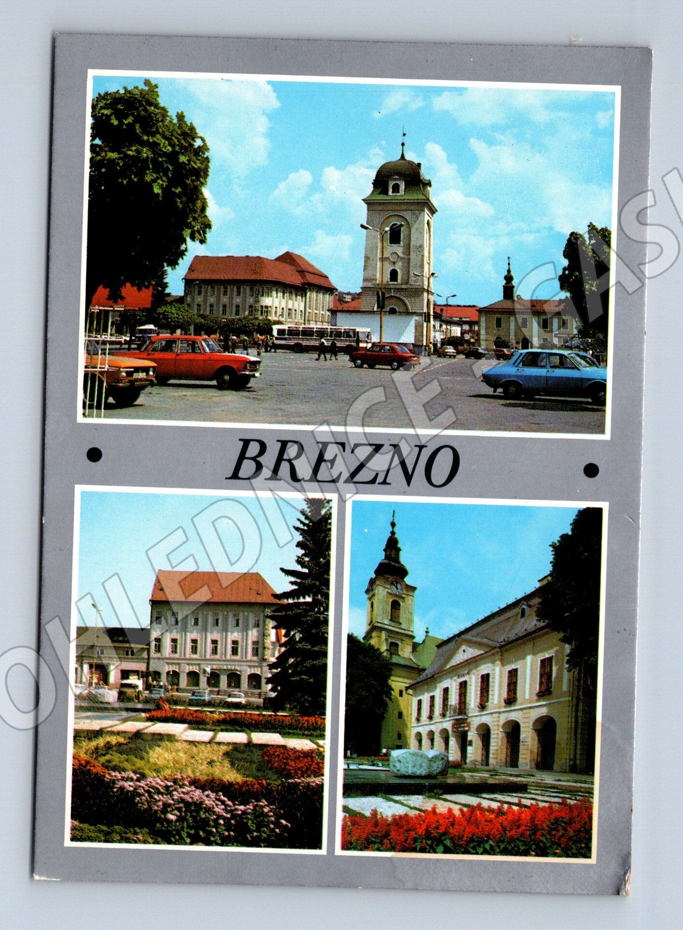 Pohlednice Brezno, Slovensko – historické centrum (M11125)