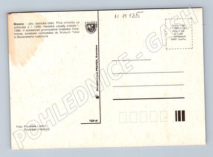 Pohlednice Brezno, Slovensko – historické centrum (M11125)