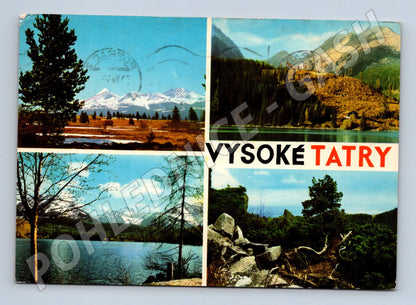Pohlednice Vysoké Tatry – historická, zaslaná (M11129)