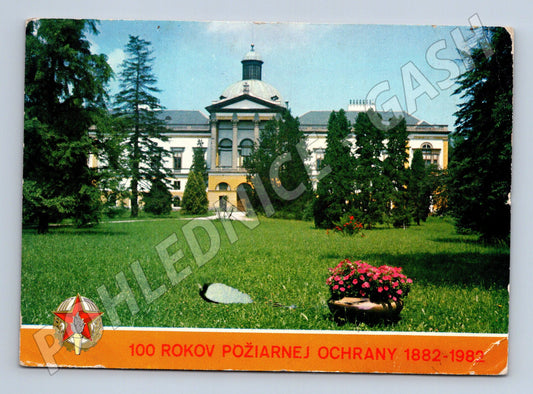Pohlednice Topoľčianky zámek – 100 let požární ochrany (M11147)