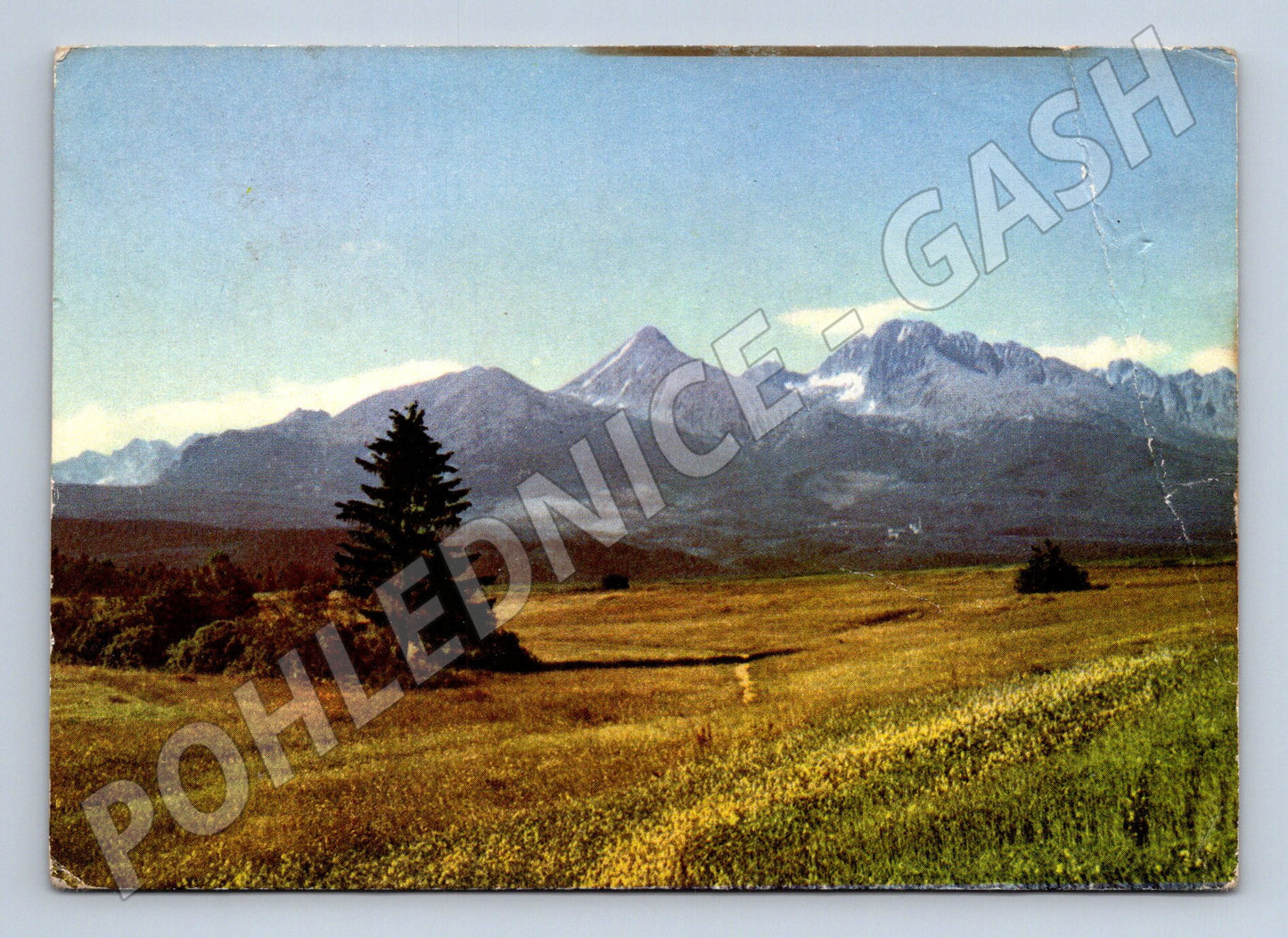 Pohlednice Vysoké Tatry – razítko, známka (M11161)