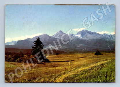 Pohlednice Vysoké Tatry – razítko, známka (M11161)