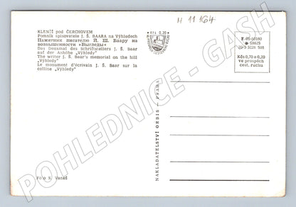 Pohlednice Klenčí pod Čerchovem – pomník J. Š. Baara (M11164)