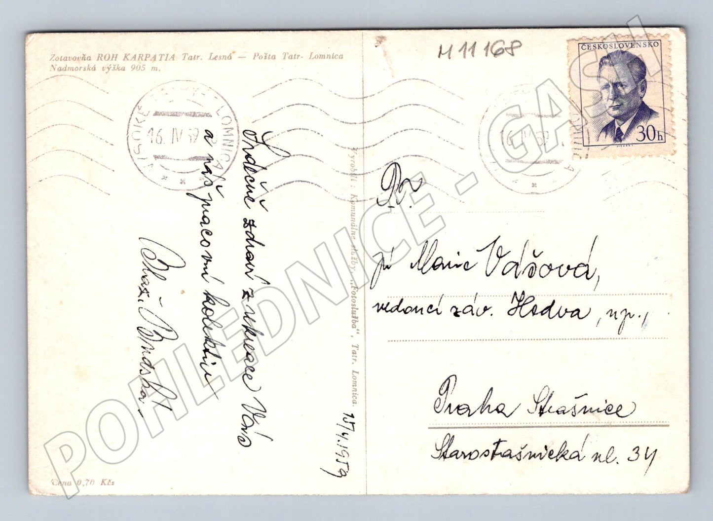 Pohlednice Tatranská Lesná – zotavovna Roh Karpatia (M11168)