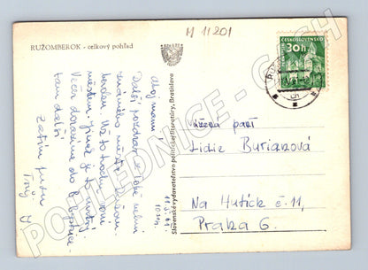 Pohlednice Ružomberok celkový pohled (M11201)