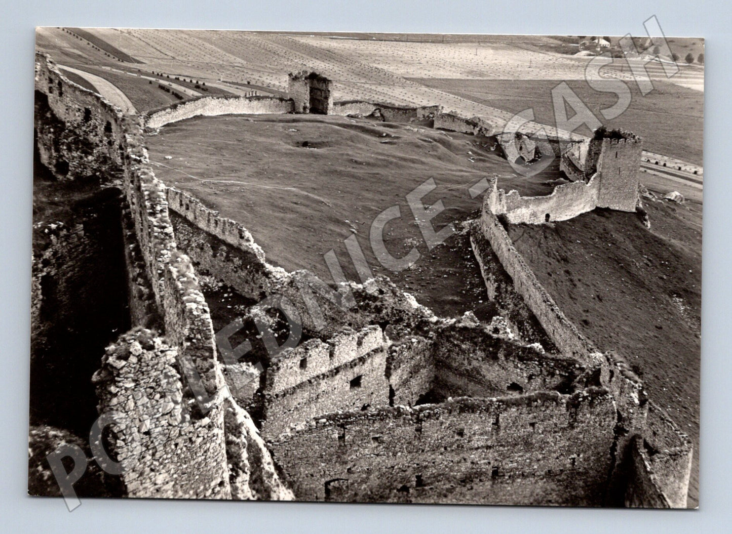 Pohlednice Spišský hrad – černobílá (M11208)