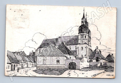 Pohlednice Trnava Hrubý kostol (M11230)