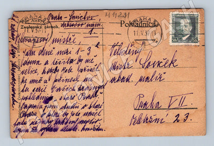 Pohlednice Bratislavský hrad – umělecká kresba (M11231)