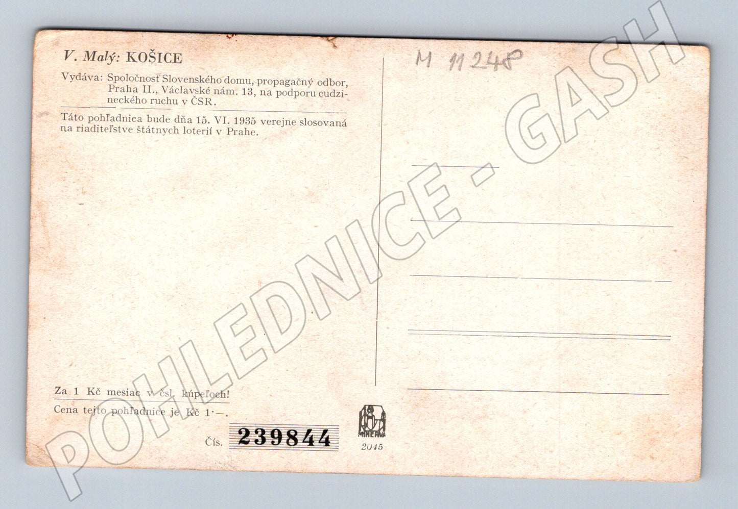 Pohlednice Dóm sv. Alžběty Košice - historická 1935 (M11248)