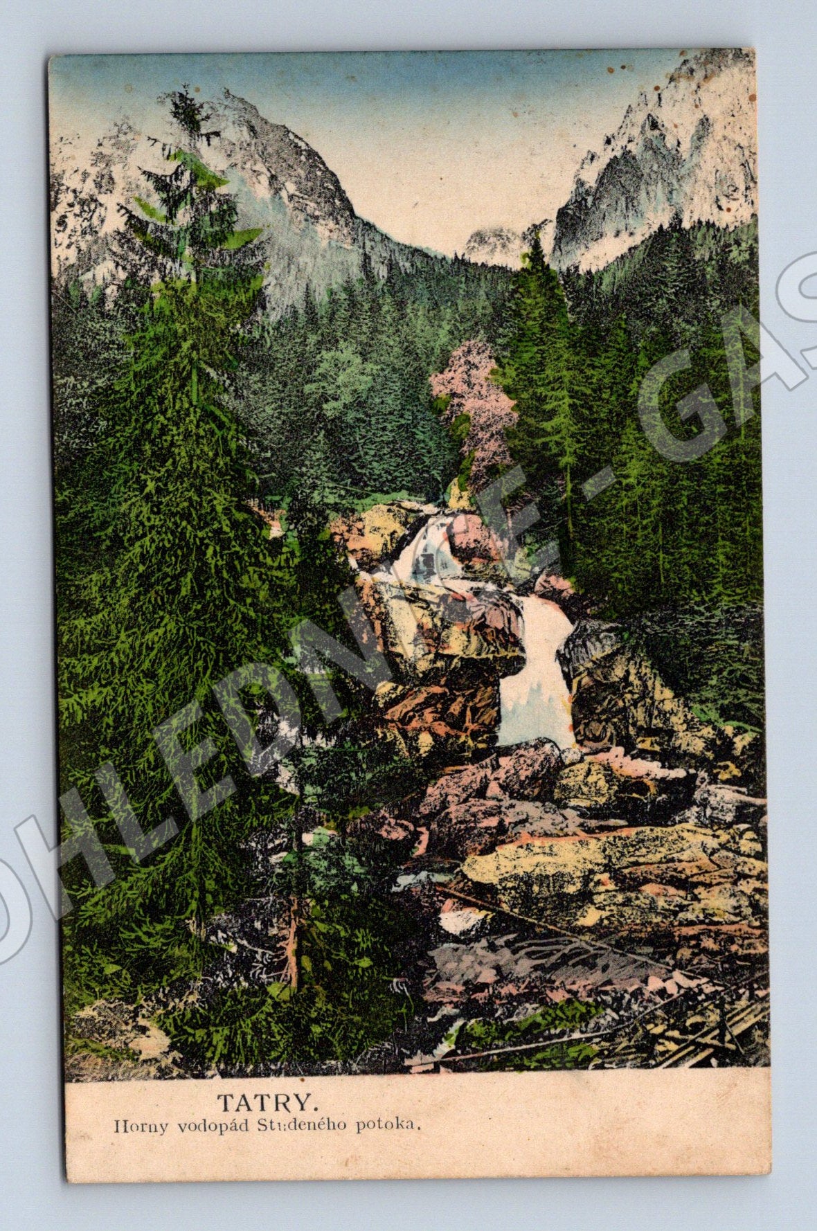 Pohlednice Tatry - Ilavný vodopád Studeného potoka (M11255)