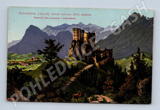 Pohlednice Ružomberok Lykavský zámek XVIII. století (M11258)