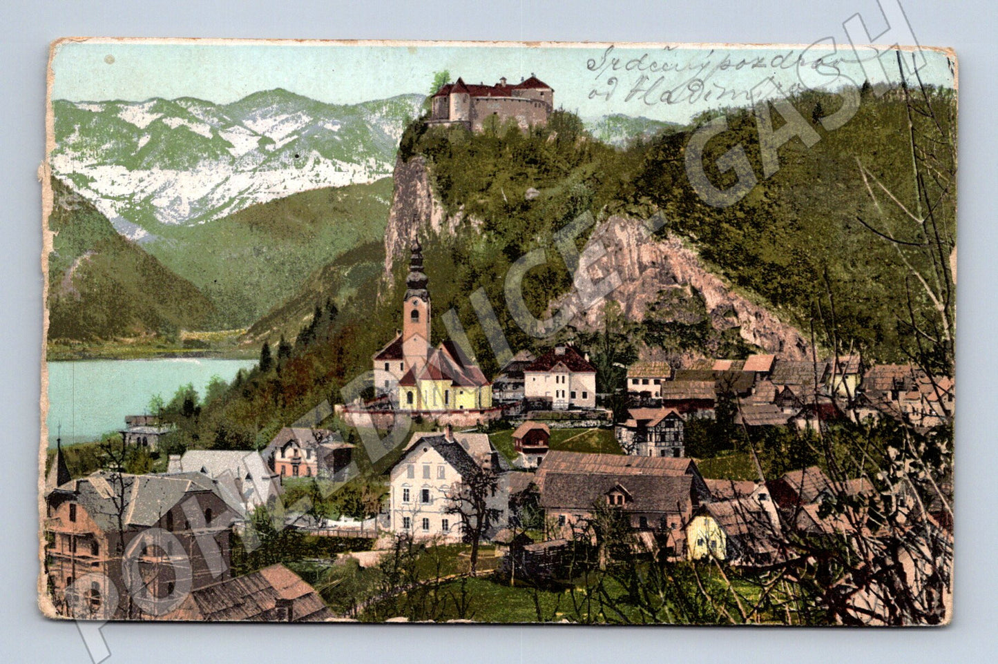 Pohlednice Hrad Vážte, Slovensko (M11273)