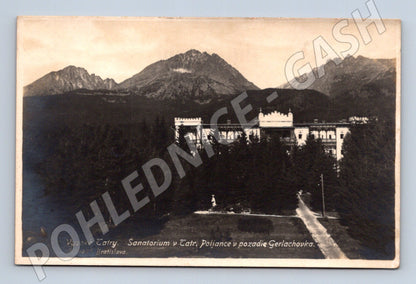 Pohlednice Vysoké Tatry – Sanatorium v Poljance (M11281)