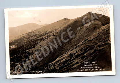 Pohlednice Nízké Tatry Kamenné moře (M11291)