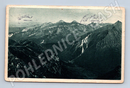 Pohlednice Vysoké Tatry - stará pohlednice 1929 (M11297)