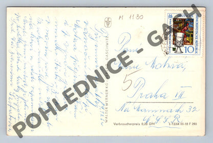 Pohlednice Vánoce NDR zaslaná do Prahy (M1130)