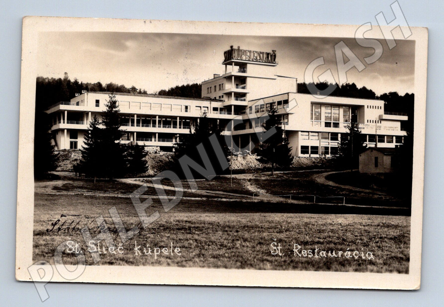 Pohlednice Štubnianské Teplice lázně - restaurace (M11317)