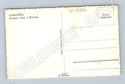 Pohlednice Lubochňa - Kotarov dom u Havrana (M11320)