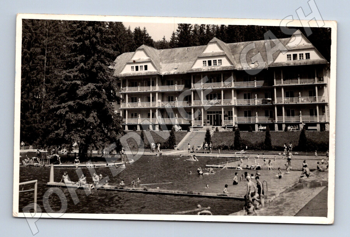 Pohlednice Staré lázně s koupalištěm (M11327)