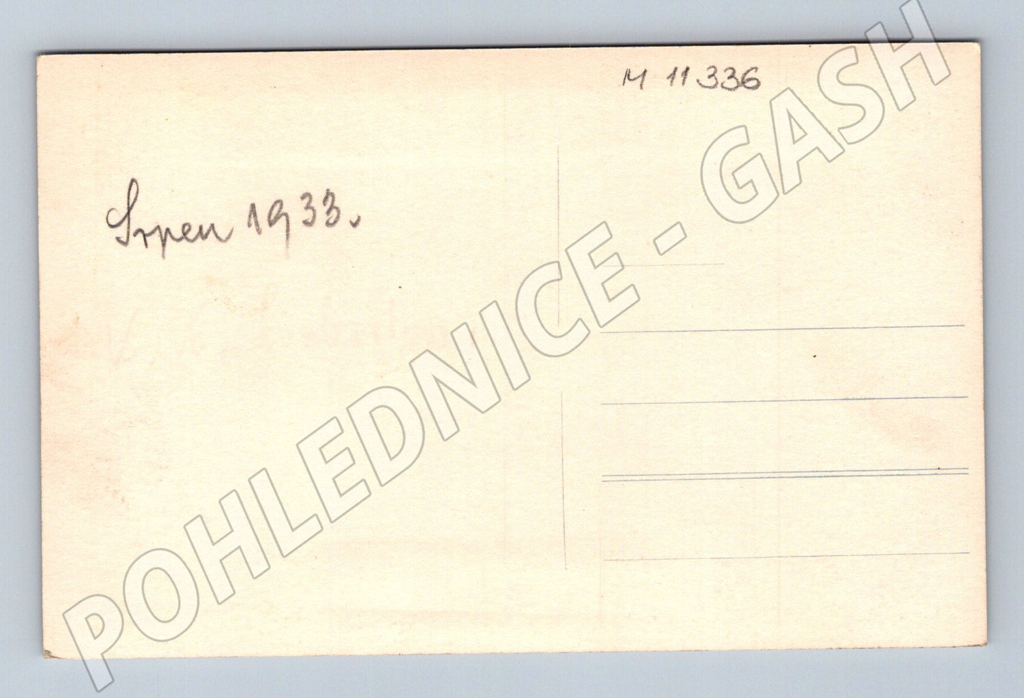 Pohlednice Nízké Tatry Ďumbier – historická 1933 (M11336)