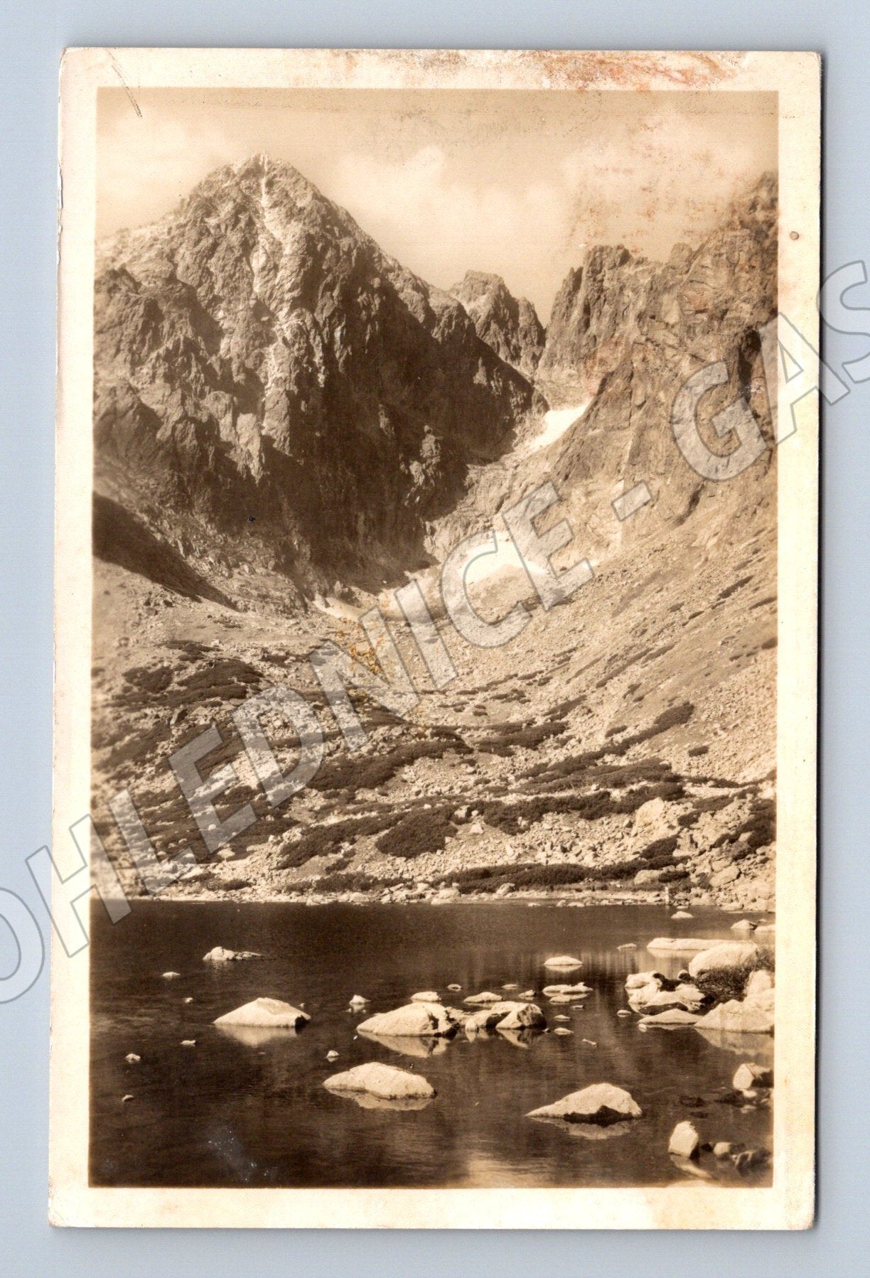 Pohlednice Vysoké Tatry - Skalnaté pleso a Lomnický štít (M11338)