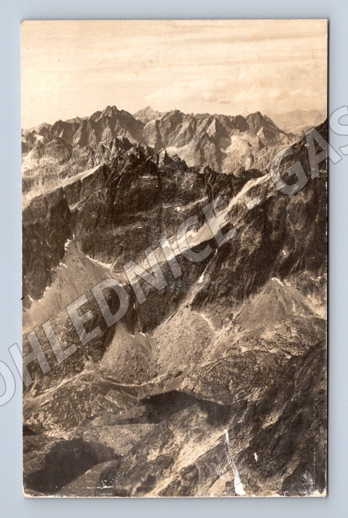 Pohlednice Vysoké Tatry - Lomnický štít, Spišská plesa (M11340)