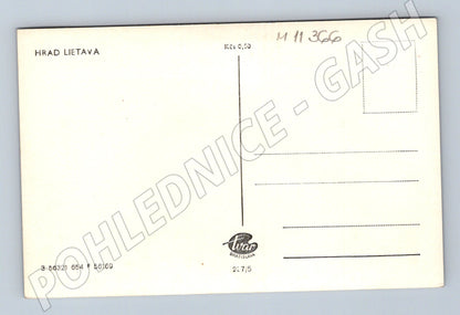 Pohlednice Hrad Lietava – Slovensko (M11366)