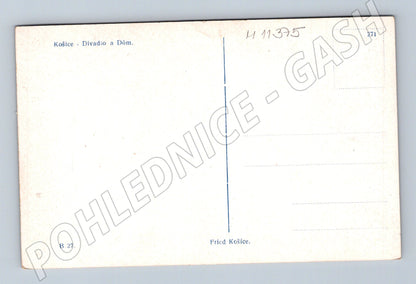 Pohlednice Košice - Divadlo a Dóm (M11375)