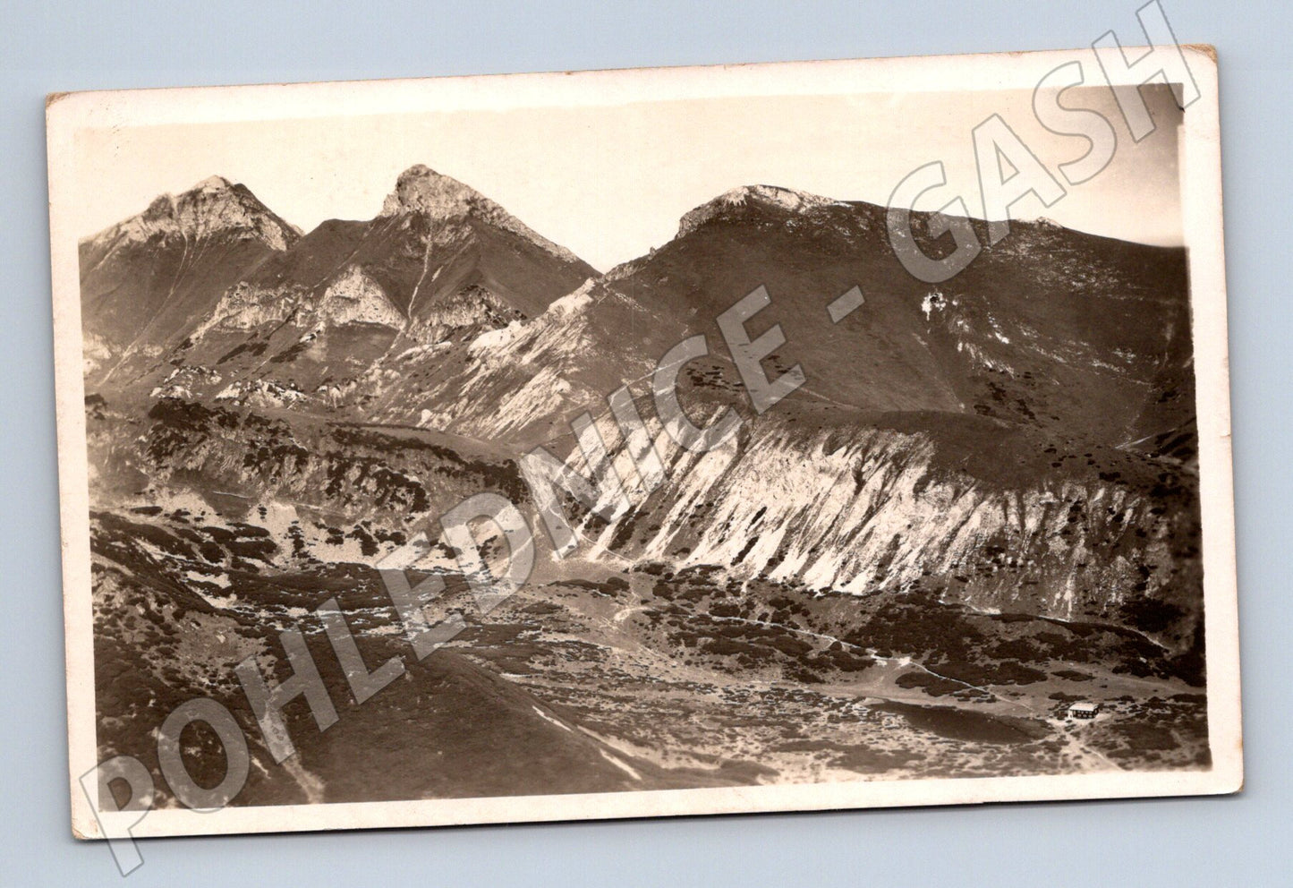 Pohlednice Vysoké Tatry pohled z V. Svišťovky na Kežmarskou (M11392)