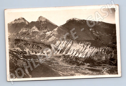 Pohlednice Vysoké Tatry pohled z V. Svišťovky na Kežmarskou (M11392)