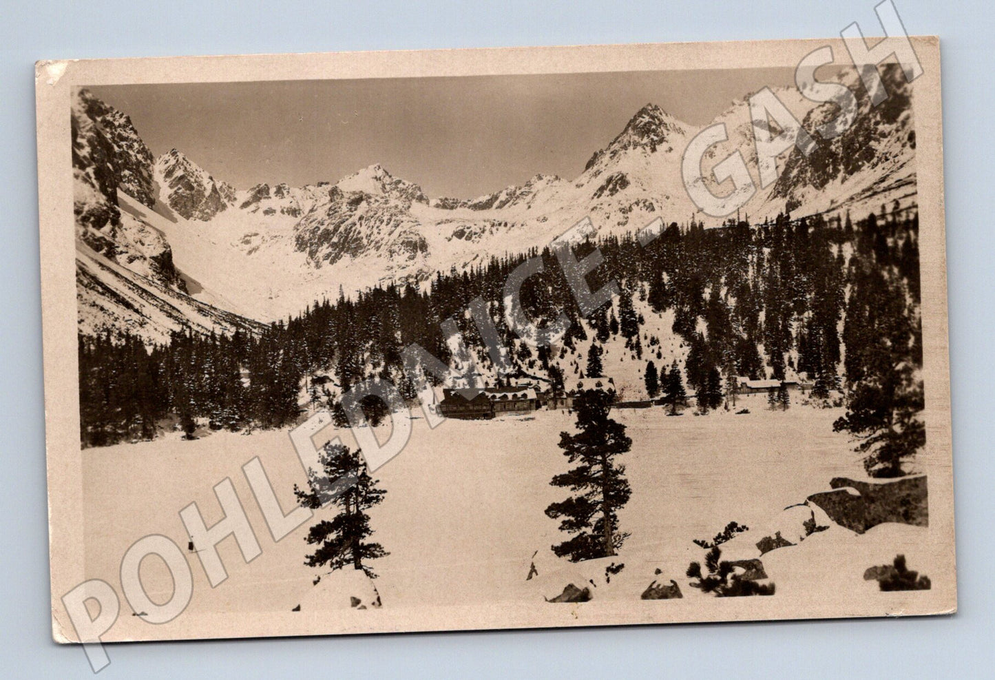Pohlednice Vysoké Tatry Popradské Pleso (M11393)