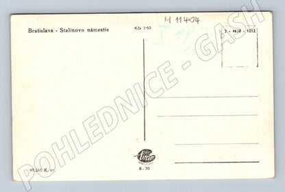 Pohlednice Bratislava – Stalínovo námestie (M11404)