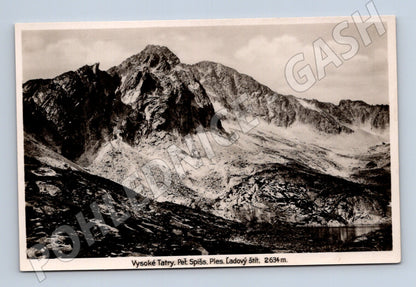 Pohlednice Vysoké Tatry – Ledový štít, Spišské pleso (M11409)