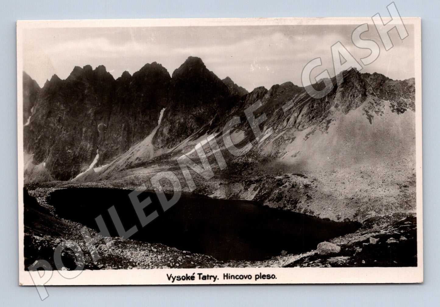 Pohlednice Vysoké Tatry Hincovo pleso (M11411)