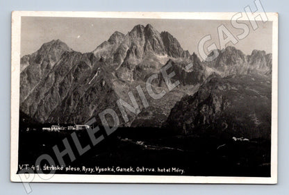 Pohlednice Štrbské pleso, Vysoké Tatry – hotel Móry (M11416)
