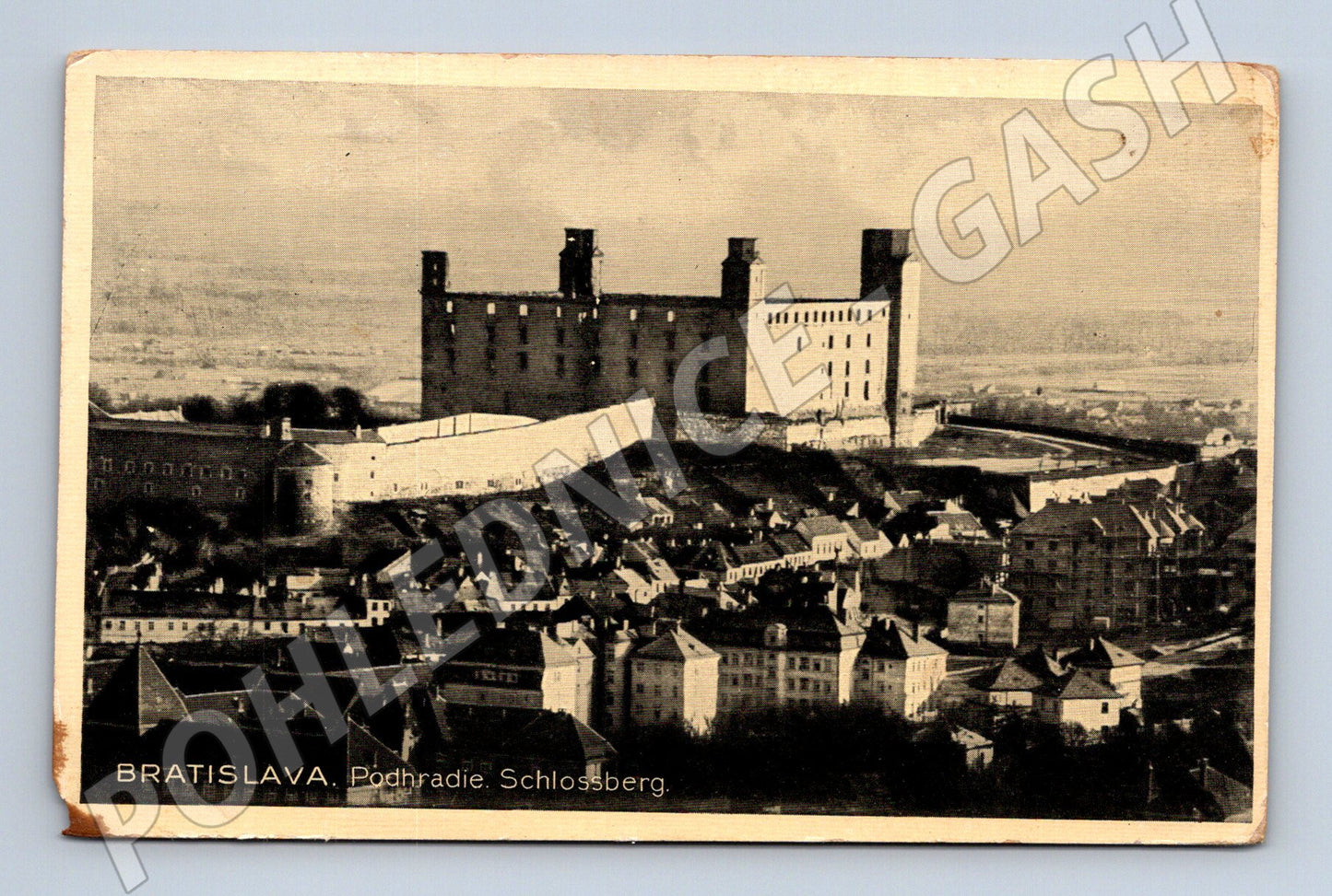 Pohlednice Bratislavský hrad – historická pohlednice (M11430)