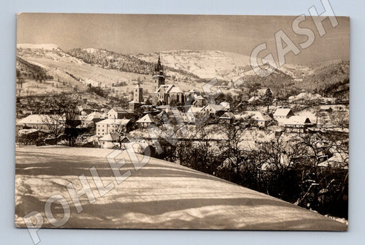 Pohlednice Kremnica - zimní panorama (M11434)