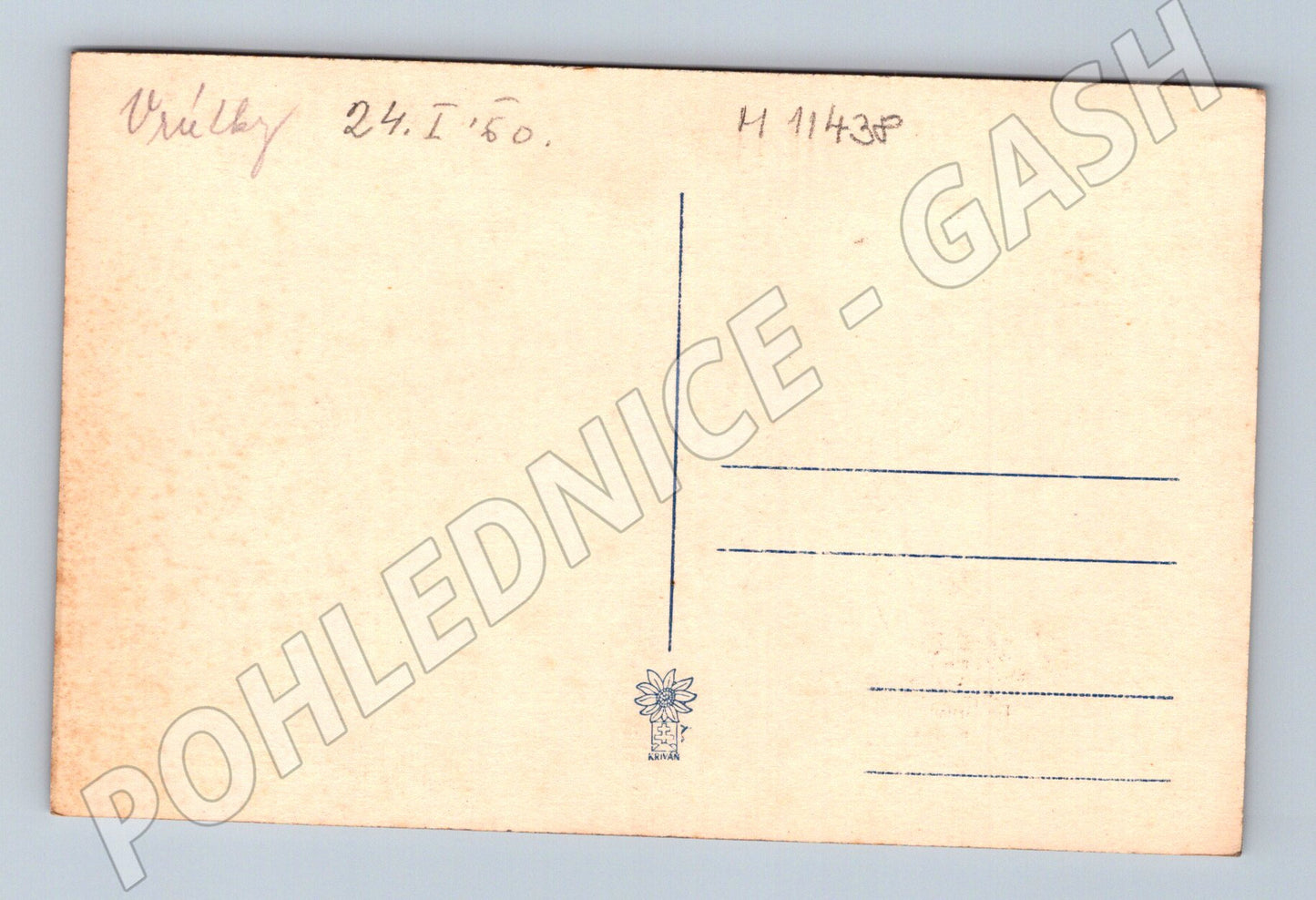 Pohlednice Vysoké Tatry – Vrútky 1950 (M11438)