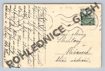 Pohlednice Čechy a Morava 1939 – zimní motiv (M1144)